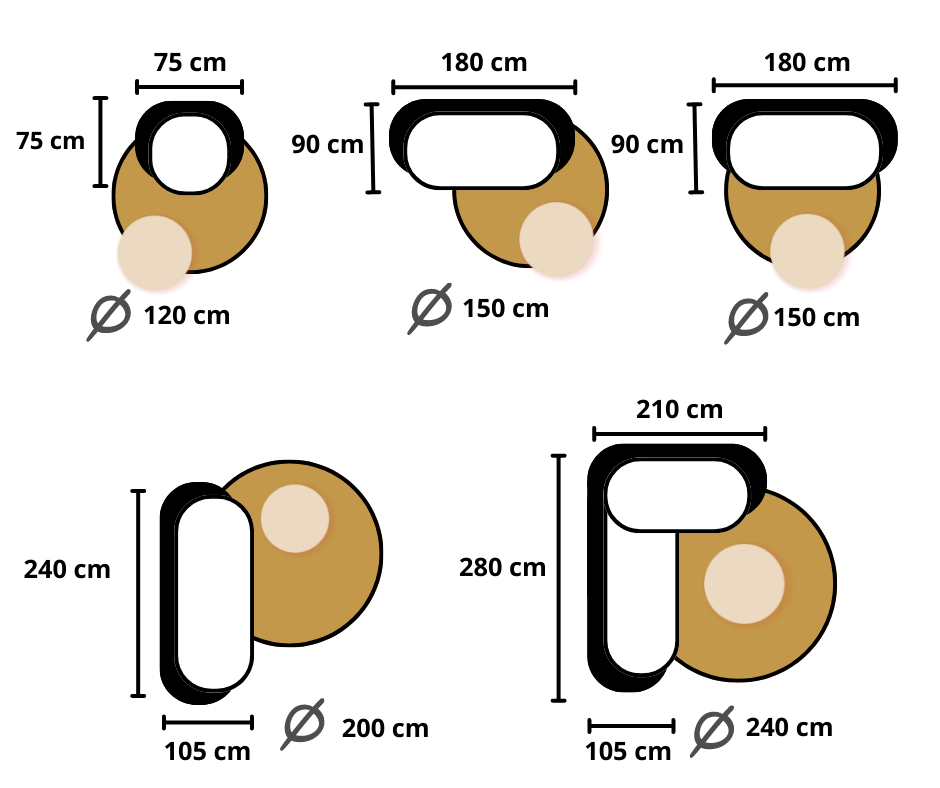 Vloerkleed rond